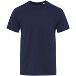 T-shirt unissexo de manga curta em algodão orgânico 160 g/m2 Elevate cor azul-marinho segunda vista frontal