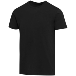 T-shirt unissexo manga curta com gola redonda algodão 200 g/m2 Elevate cor preto