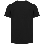 T-shirt unissexo manga curta com gola redonda algodão 200 g/m2 Elevate cor preto segunda vista traseira