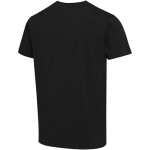 T-shirt unissexo manga curta com gola redonda algodão 200 g/m2 Elevate cor preto terceira vista traseira