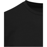 T-shirt unissexo manga curta com gola redonda algodão 200 g/m2 Elevate cor preto vista detalhe 1