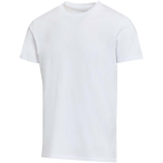 T-shirt unissexo manga curta com gola redonda algodão 200 g/m2 Elevate cor branco