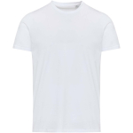 T-shirt unissexo manga curta com gola redonda algodão 200 g/m2 Elevate cor branco segunda vista frontal