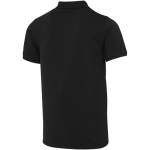 Polo unissexo de manga curta em algodão misto 220 g/m² Elevate cor preto terceira vista traseira
