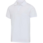 Polo unissexo de manga curta em algodão misto 220 g/m² Elevate cor branco