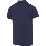 Polo unissexo de manga curta em algodão misto 220 g/m² Elevate cor azul-marinho terceira vista traseira