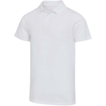 Polo de manga curta em algodão orgânico certificado 180 g/m2 Elevate cor branco