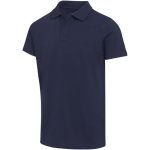 Polo de manga curta em algodão orgânico certificado 180 g/m2 Elevate cor azul-marinho