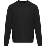 Sweatshirt unissexo gola redonda com interior cardado 280 g/m2 Elevate cor preto segunda vista frontal