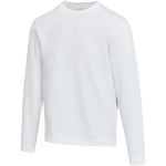 Sweatshirt unissexo gola redonda com interior cardado 280 g/m2 Elevate cor branco