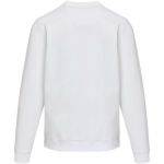 Sweatshirt unissexo gola redonda com interior cardado 280 g/m2 Elevate cor branco segunda vista traseira