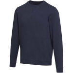 Sweatshirt unissexo gola redonda com interior cardado 280 g/m2 Elevate cor azul-marinho