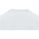 T-shirt manga curta e  gola em V de algodão orgânico 200 g/m2 Elevate cor branco segunda vista