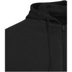 Sweat com capuz unissexo com interior cardado 280 g/m² Elevate cor preto vista detalhe 1