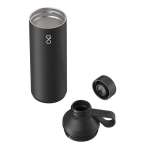 Garrafa térmica com triplo isolamento 710 ml Ocean Bottle cor preto segunda vista frontal