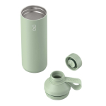 Garrafa térmica com triplo isolamento 710 ml Ocean Bottle cor verde-claro segunda vista frontal
