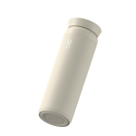 Copo térmico Ocean Bottle 590ml com tampa 360° à prova de fugas cor areia terceira vista