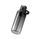 Garrafa transparente com palhinha e tampa rebatível 710ml Ocean Bottle cor preto terceira vista