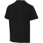 T-shirt oversized de algodão orgânico com gramagem 260 g/m2 Elevate cor preto terceira vista traseira