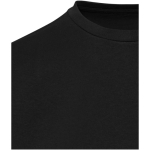 T-shirt oversized de algodão orgânico com gramagem 260 g/m2 Elevate cor preto vista detalhe 1