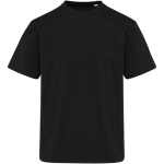 T-shirt oversized de algodão orgânico com gramagem 260 g/m2 Elevate cor preto segunda vista frontal