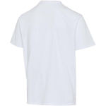 T-shirt oversized de algodão orgânico com gramagem 260 g/m2 Elevate cor branco terceira vista traseira
