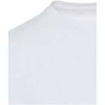 T-shirt oversized de algodão orgânico com gramagem 260 g/m2 Elevate cor branco vista detalhe 1