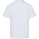 T-shirt oversized de algodão orgânico com gramagem 260 g/m2 Elevate cor branco segunda vista frontal