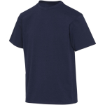 T-shirt oversized de algodão orgânico com gramagem 260 g/m2 Elevate cor azul-marinho
