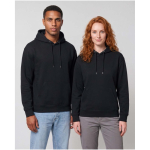 Sweatshirt com capuz oversize em algodão ecológico 280 g/m2 Elevate cor preto