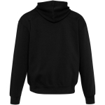 Sweatshirt com capuz oversize em algodão ecológico 280 g/m2 Elevate cor preto segunda vista traseira