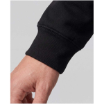 Sweatshirt com capuz oversize em algodão ecológico 280 g/m2 Elevate cor preto vista detalhe 2