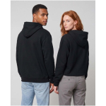 Sweatshirt com capuz oversize em algodão ecológico 280 g/m2 Elevate cor preto imagem de estilo de vida 2