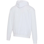 Sweatshirt com capuz oversize em algodão ecológico 280 g/m2 Elevate cor branco terceira vista traseira