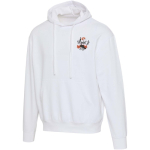 Sweatshirt com capuz oversize em algodão ecológico 280 g/m2 Elevate cor branco vista impressão serigrafia