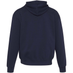 Sweatshirt com capuz oversize em algodão ecológico 280 g/m2 Elevate cor azul-marinho segunda vista traseira