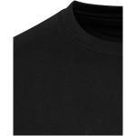 Sweatshirt oversize gola redonda em algodão ecológico 280 g/m2 Elevate cor preto vista detalhe 1