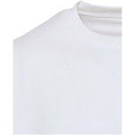 Sweatshirt oversize gola redonda em algodão ecológico 280 g/m2 Elevate cor branco vista detalhe 1