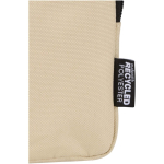 Bolsa para fixar em garrafas repelente à água com fecho e velcro cor castanho vista detalhe 1