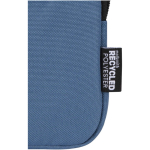 Bolsa para fixar em garrafas repelente à água com fecho e velcro cor azul bondi vista detalhe 1