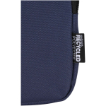 Bolsa para fixar em garrafas repelente à água com fecho e velcro cor azul-marinho vista detalhe 1