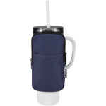 Bolsa para fixar em garrafas repelente à água com fecho e velcro cor azul-marinho terceira vista