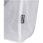 Saco tote transparente em rede reciclada com fecho de correr 23L cor branco vista detalhe 1