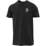 T-shirt homem de manga curta em algodão fiado em anel 160 g/m2 Elevate cor preto vista impressão serigrafia