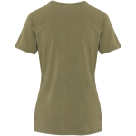 T-shirt senhora manga curta em algodão fiado em anel 160 g/m2 Elevate cor verde-escuro segunda vista traseira