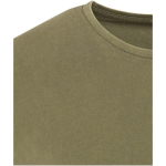 T-shirt senhora manga curta em algodão fiado em anel 160 g/m2 Elevate cor verde-escuro vista detalhe 1