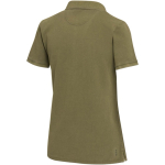 Polo mulher manga curta piqué pré-lavado e pré-encolhido 200 g/m2 Elevate cor verde-escuro terceira vista traseira