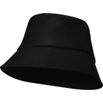 Chapéu leve em poliéster com proteção solar 130 g/m² cor preto