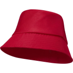 Chapéu leve em poliéster com proteção solar 130 g/m² cor vermelho