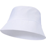 Chapéu leve em poliéster com proteção solar 130 g/m² cor branco